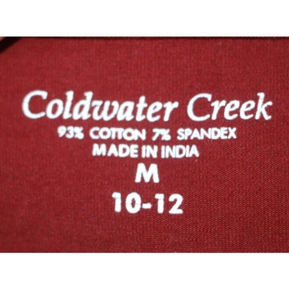 Cold Water Creek Top Red Size M - Picture 5 of 5